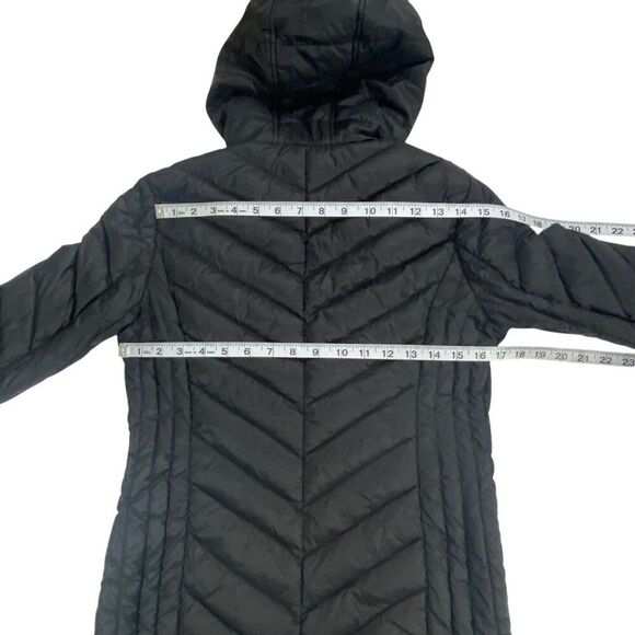 Michael Kors Womens Packable Puffer Down Coat | XS | Black | Hooded - Picture 9 of 14
